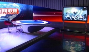 Lichtdesign für Jiangxi TV News Studio, Nanchang/China