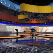 Lichtdesign für Yunnan Media Group News Studio, Kunming/China
