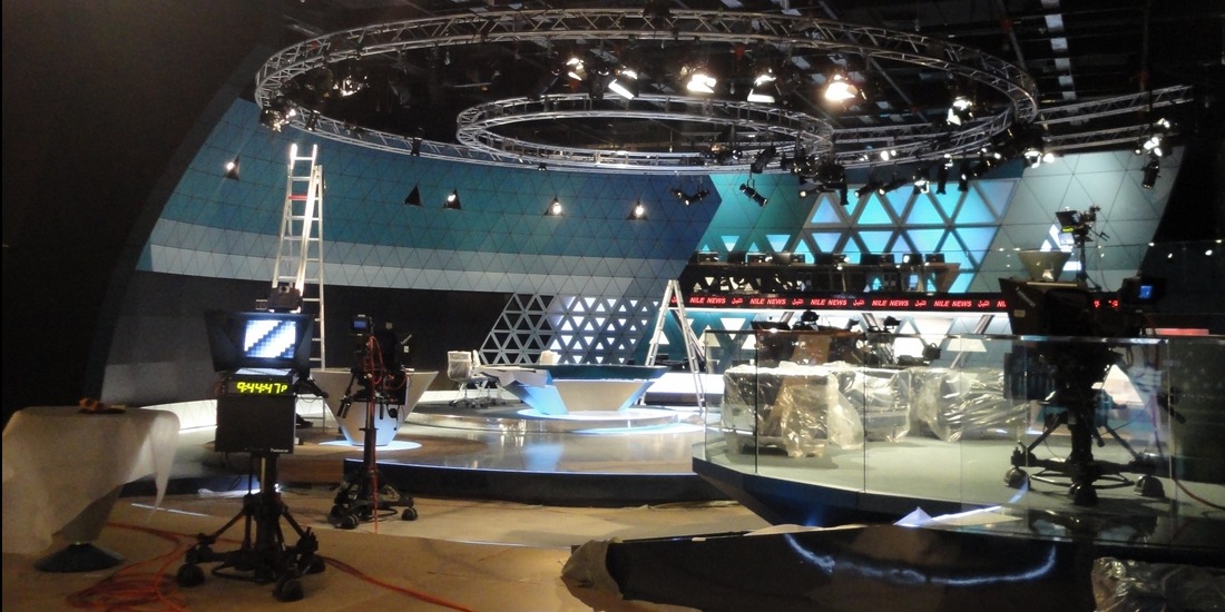 ERTU TV Studio 5 Nile News, Cairo-Egypt