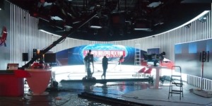 Lichtdesign für Jiangxi TV News Studio, Nanchang/China
