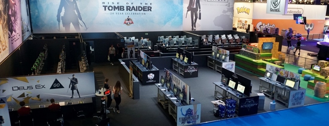 Square Enix, Koch Media, Games Com Köln, Lichtdesign Ralf Wapler