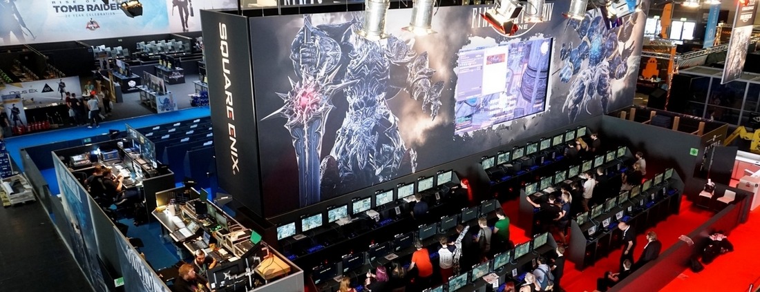 Square Enix, Koch Media, Games Com Köln, Lichtdesign Ralf Wapler