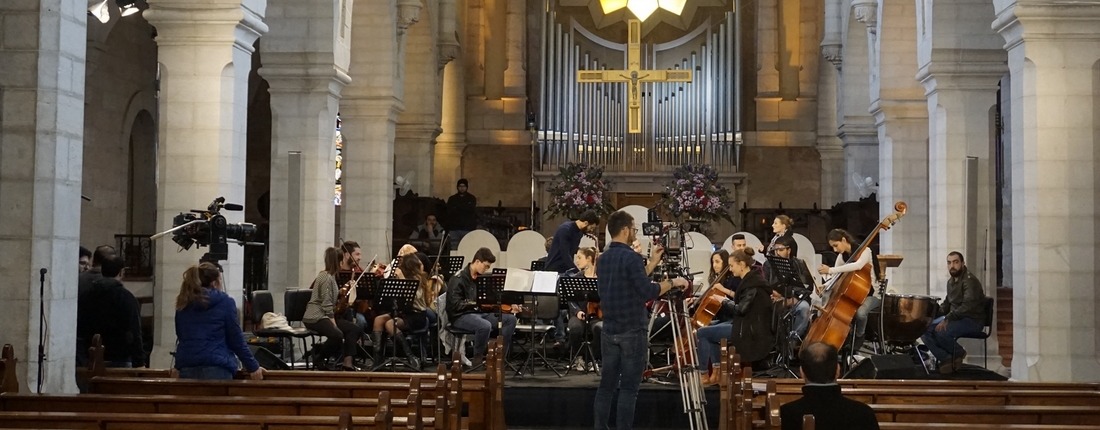 ZDF Weihnachten in Bethlehem Catherine-Church Bethlehem/Westbanks Palästine
