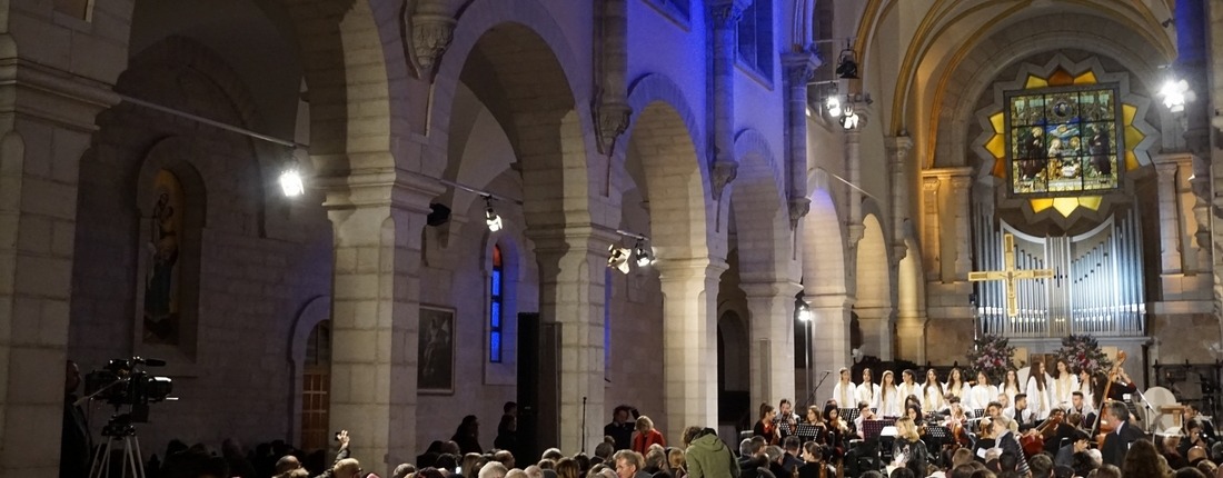 ZDF Weihnachten in Bethlehem Catherine-Church Bethlehem/Westbanks Palästine