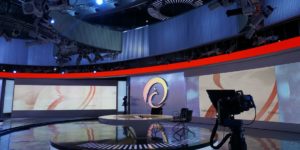 Lichtdesign für Yunnan Media Group News Studio, Kunming/China