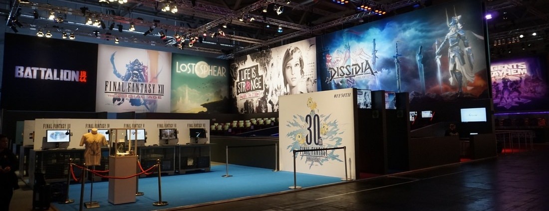 Square Enix, Koch Media, Games Com Köln, Lichtdesign Ralf Wapler