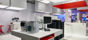 Lichtdesign für den Messeauftritt Texas Instruments