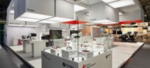 Lichtdesign für den Messeauftritt Texas Instruments