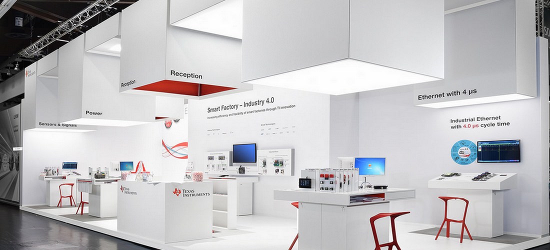 Texas Instruments auf der SPS Nürnberg, Lichtdesign Ralf Wapler