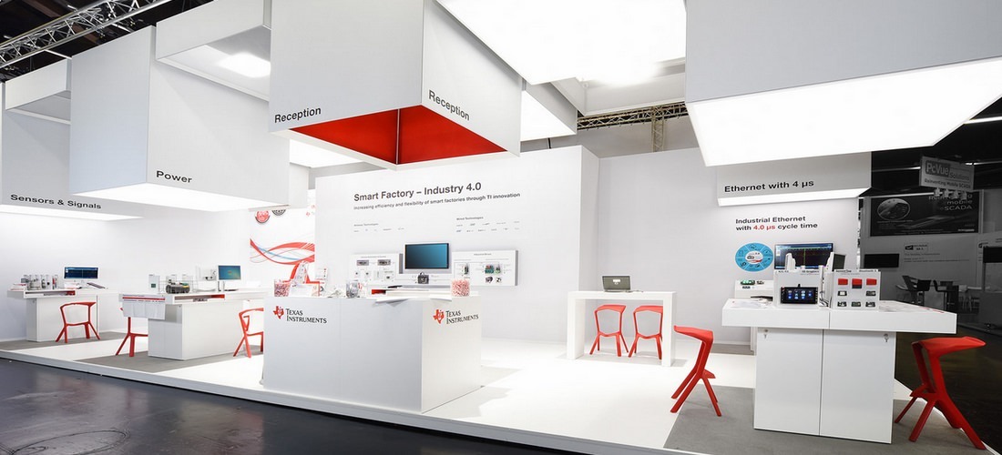 Texas Instruments auf der SPS Nürnberg, Lichtdesign Ralf Wapler